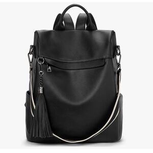 Telena Black Backpack with Tassel - NEW
